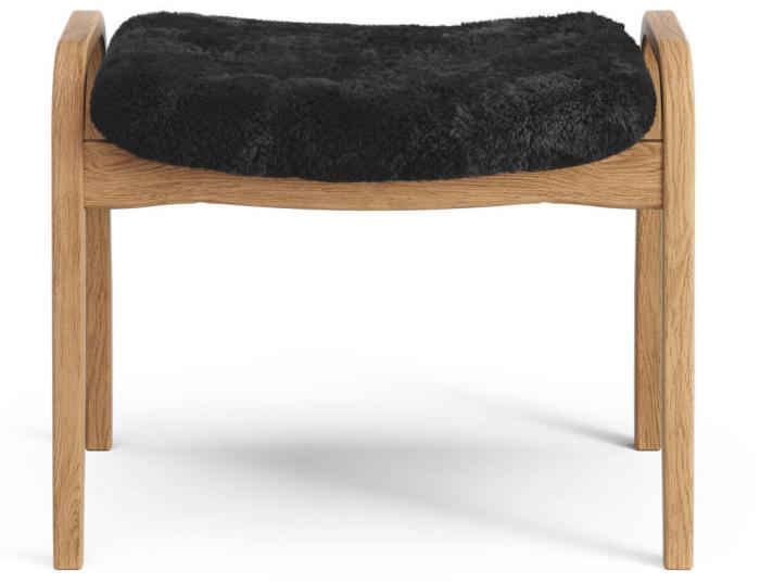 Bild 7, Lamino Oljad Ek Fårskinn Black | Swedese | Bonus Möbler