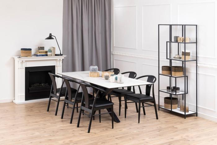 Bild 11, Janik Läder Svart ek / Svart | Utgått | Bonus Möbler