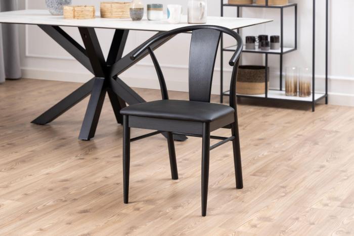 Bild 12, Janik Läder Svart ek / Svart | Utgått | Bonus Möbler