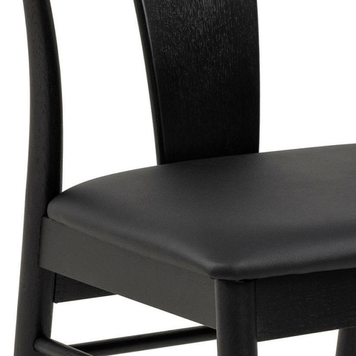 Bild 8, Janik Läder Svart ek / Svart | Utgått | Bonus Möbler