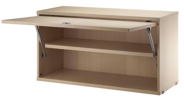 Bild 2, String Överskåp med lucka 78X30 cm Ask | String | Bonus Möbler