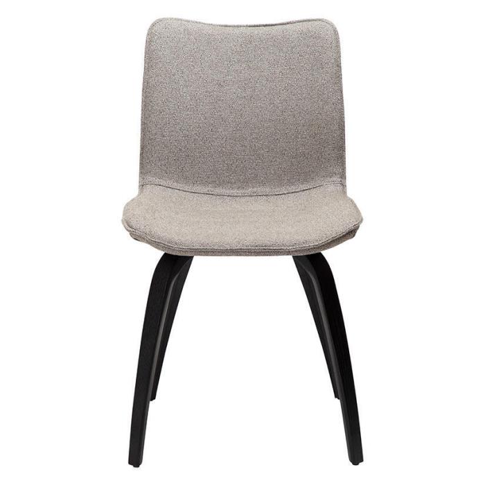 Bild 2, Glee Bouclétyg, svarta ben Pebble Earth - Dan-Form - Bonus Möbler