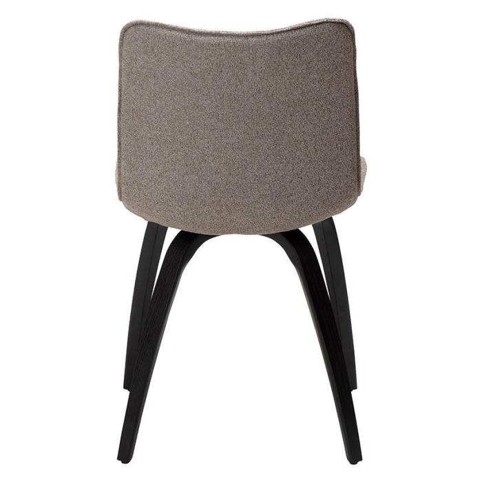 Bild 5, Glee Bouclétyg, svarta ben Pebble Earth - Dan-Form - Bonus Möbler