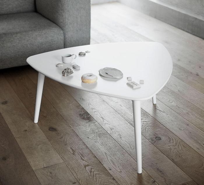 Bild 4, Yngve 75X75 cm Björk, Vit 21 - Stolab - Bonus Möbler