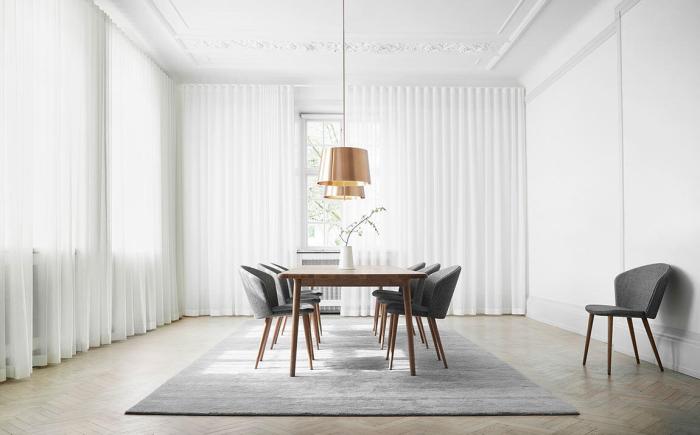 Bild 5, Miss Holly Helklädd Björk Tyg Kvadrat Hallingdal Grey | Stolab | Bonus Möbler