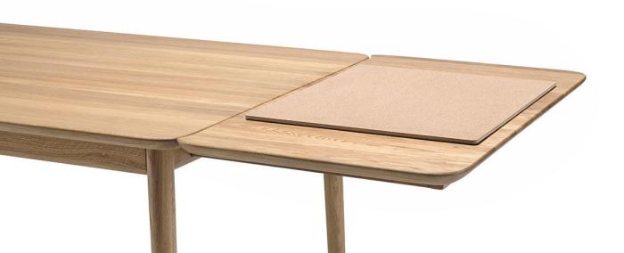 Bild 7, Prima Vista Ek 120X90 + 50 cm, Ljus Mattlack | Stolab | Bonus Möbler