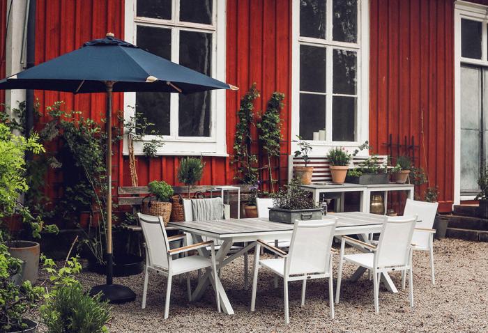 Bild 5, Trieste Ø250 cm Marinblå - Brafab - Bonus Möbler