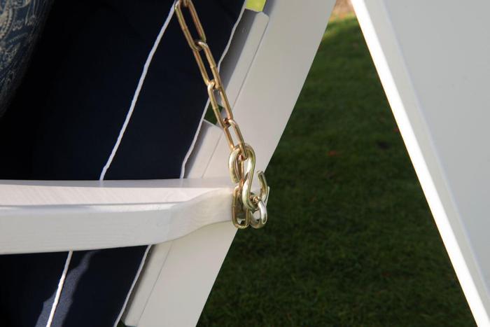 Bild 6, Texas 90 Hög 56 cm bred Navy med vit kant polyester - Hillerstorp - Bonus Möbler