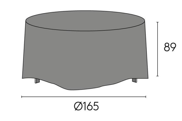 Bild 2, Möbelskydd till matgrupp / soffgrupp Ø165X89 cm - Hillerstorp - Bonus Möbler