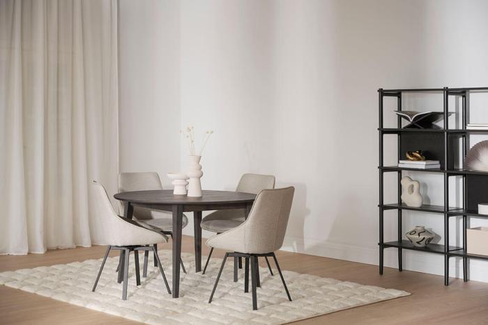 Bild 9, Filippa Runt 120-165X120 cm Mörkbrun ek - Rowico Home - Bonus Möbler