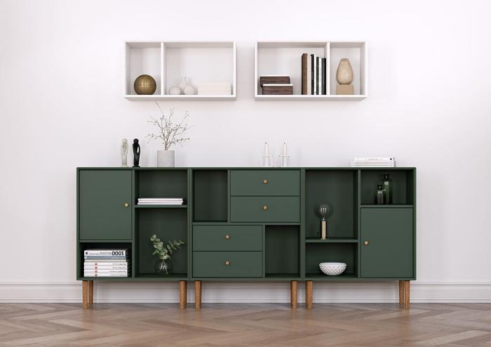 Bild 10, Z-hylla 70 cm 3-pack Mossgrön | Utgått | Bonus Möbler