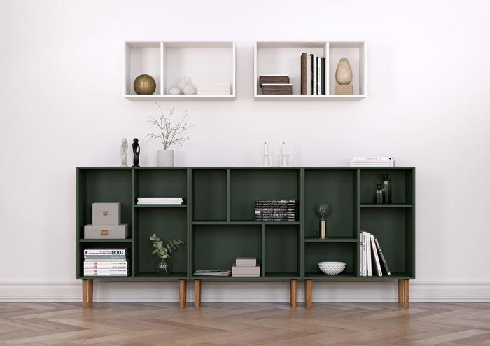 Bild 9, Z-hylla 70 cm 3-pack Mossgrön | Utgått | Bonus Möbler