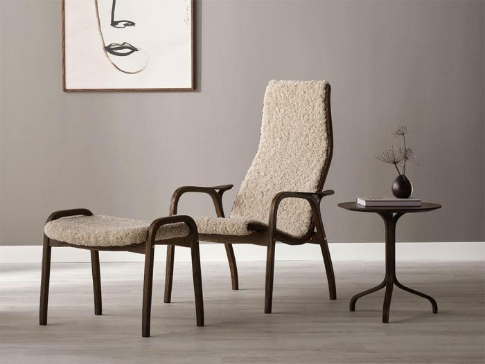 Bild 5, Lamino Rökt Oljad Ek Fårskinn - Swedese - Bonus Möbler