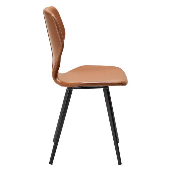 Bild 3, S.I.T Konstläder Vintage, svarta ben Light Brown - Dan-Form - Bonus Möbler