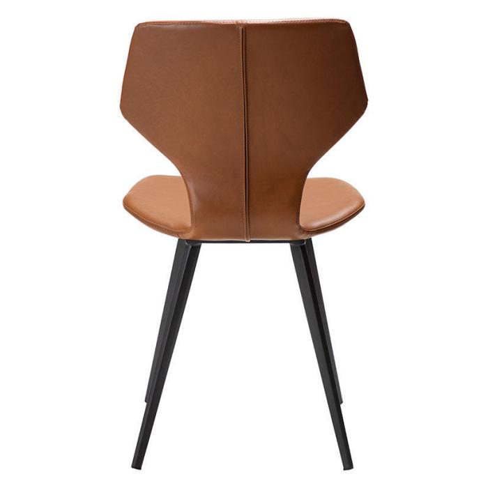 Bild 4, S.I.T Konstläder Vintage, svarta ben Light Brown - Dan-Form - Bonus Möbler