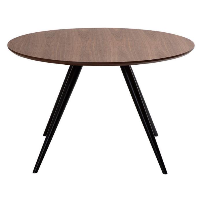 Bild 2, Eclipse Ø120 cm Walnut veneer / Black - Dan-Form - Bonus Möbler