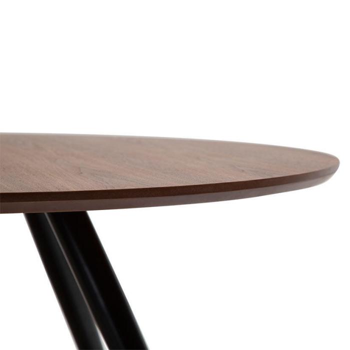 Bild 3, Eclipse Ø120 cm Walnut veneer / Black - Dan-Form - Bonus Möbler