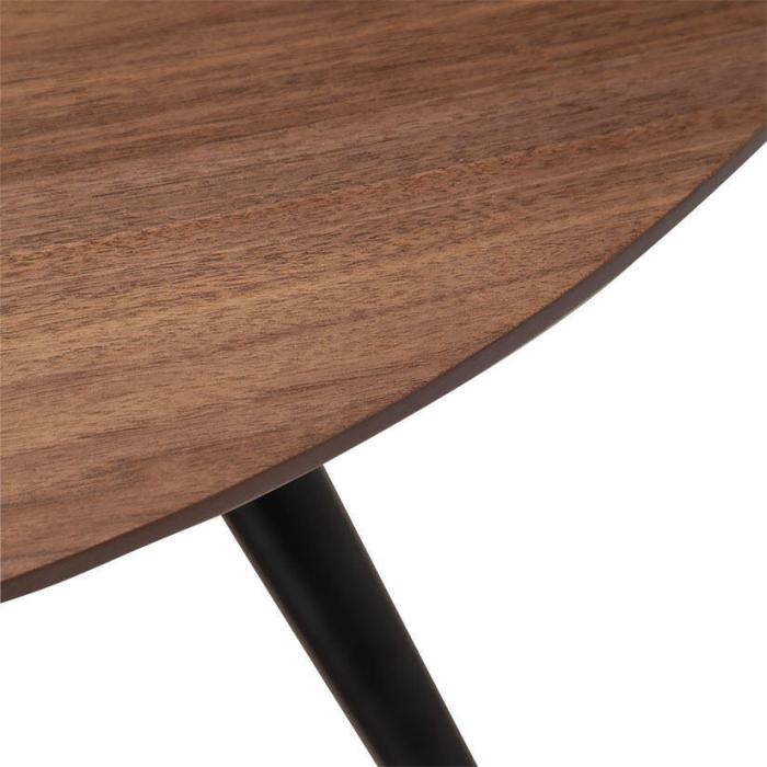 Bild 4, Eclipse Ø120 cm Walnut veneer / Black - Dan-Form - Bonus Möbler