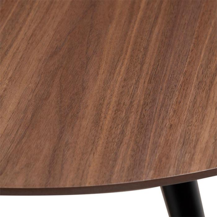 Bild 5, Eclipse Ø120 cm Walnut veneer / Black - Dan-Form - Bonus Möbler