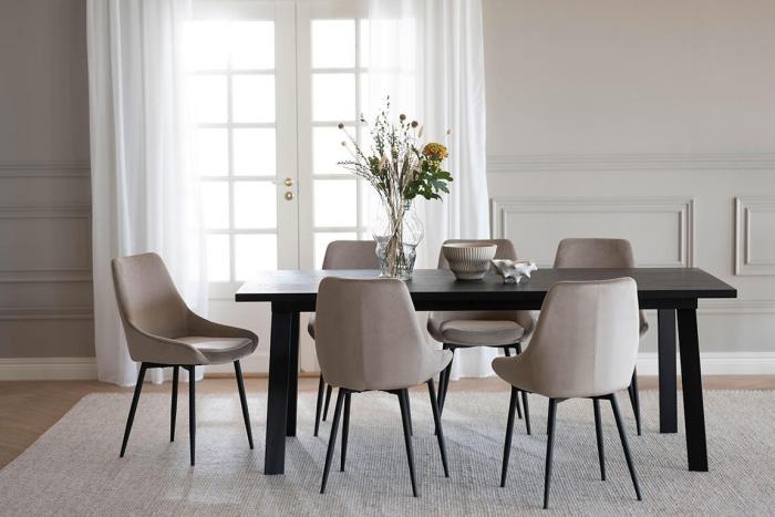 Bild 4, Winnipeg 200X100 cm Svartlackad ek - Rowico Home - Bonus Möbler