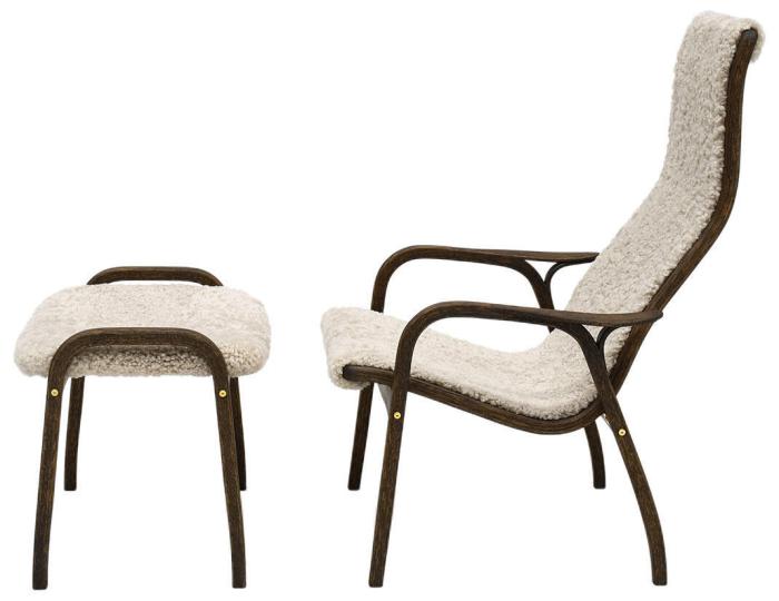 Bild 3, Lamino Rökt Oljad Ek Fårskinn - Swedese - Bonus Möbler