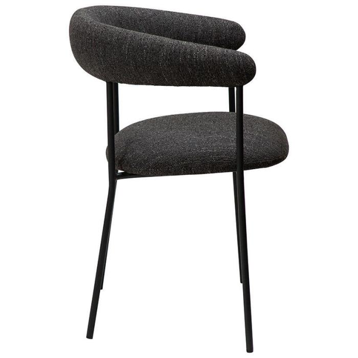 Bild 3, Plenti Bouclétyg Raven Black / Black | Dan-Form | Bonus Möbler