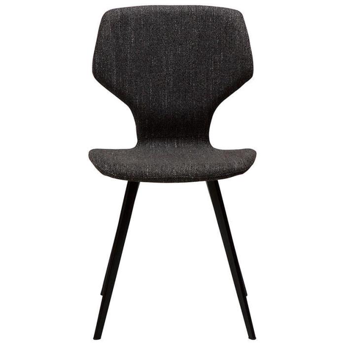 Bild 2, S.I.T Bouclétyg, svarta ben Raven Black | Dan-Form | Bonus Möbler