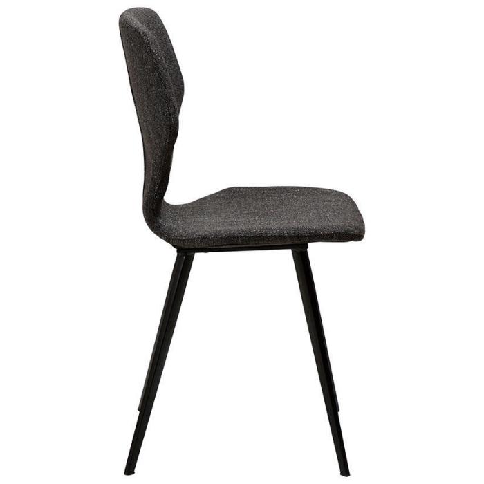 Bild 3, S.I.T Bouclétyg, svarta ben Raven Black | Dan-Form | Bonus Möbler