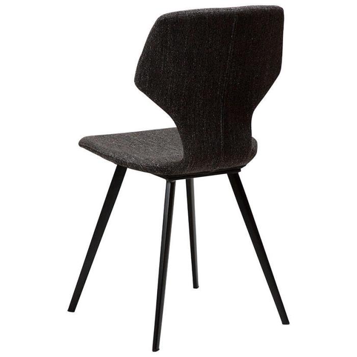 Bild 5, S.I.T Bouclétyg, svarta ben Raven Black | Dan-Form | Bonus Möbler