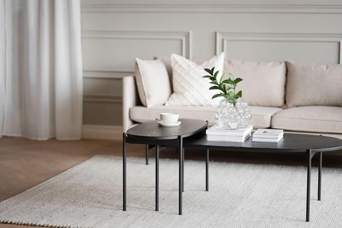 Bild 12, Skye Ovalt 120x60 cm Svart | Rowico Home | Bonus Möbler