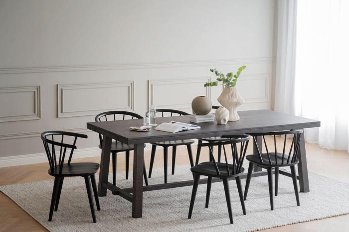 Bild 8, Brooklyn 220X95 cm Träben Lackad Mörkbrun Ek | Rowico Home | Bonus Möbler