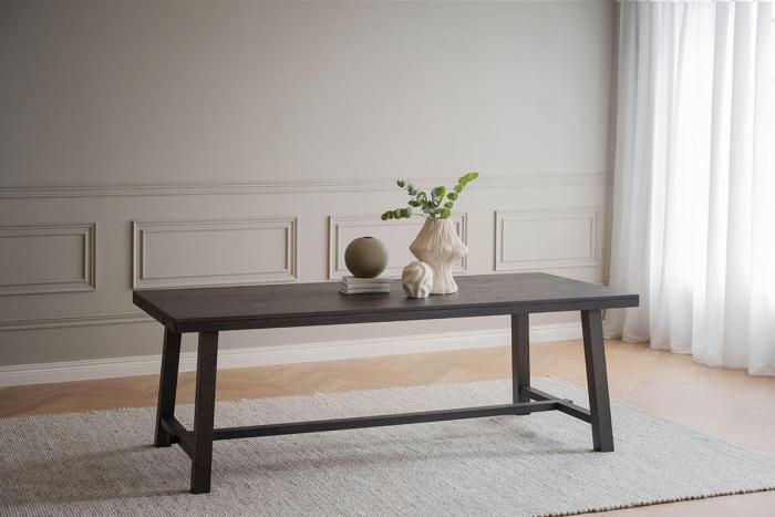 Bild 3, Brooklyn 220X95 cm Träben Lackad Mörkbrun Ek | Rowico Home | Bonus Möbler