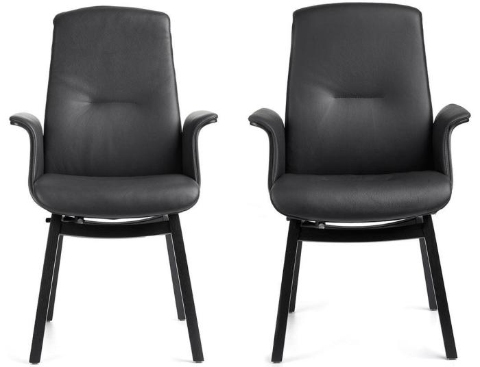 Bild 15, Freetime med skal/armstöd, 4 ben Läder | Conform | Bonus Möbler