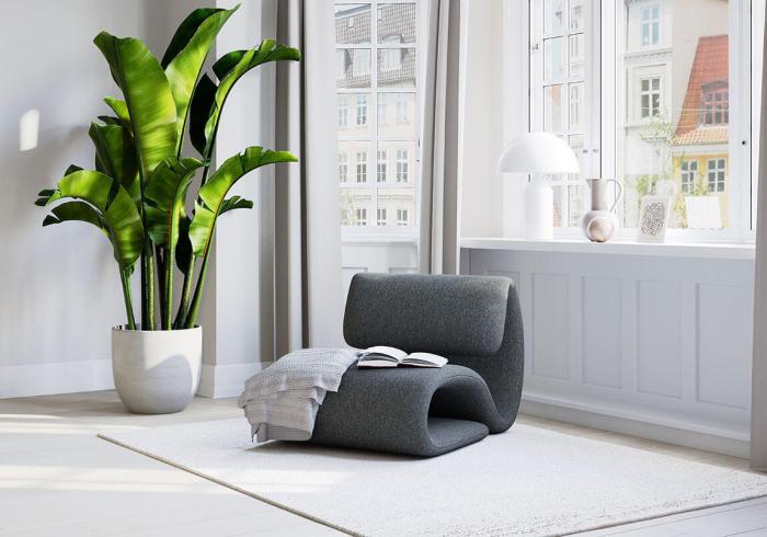 Bild 9, Dubna Bouclétyg Pebble Grey | Dan-Form | Bonus Möbler