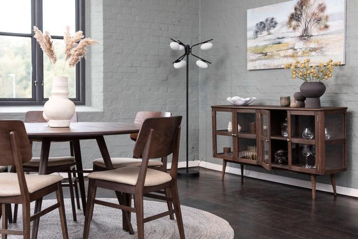 Bild 3, Löderup Ø135 cm Rökoljad ek | Torkelson | Bonus Möbler