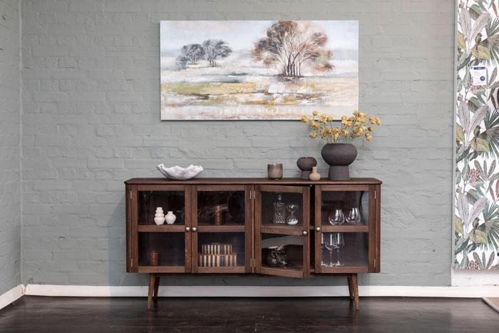 Bild 5, Löderup 4D vitrin Rökoljad ek | Torkelson | Bonus Möbler