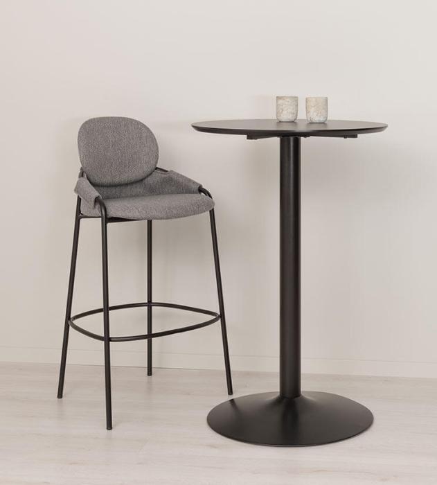 Bild 2, Basso Rund 103 Svart Rund Svart | Utgått | Bonus Möbler