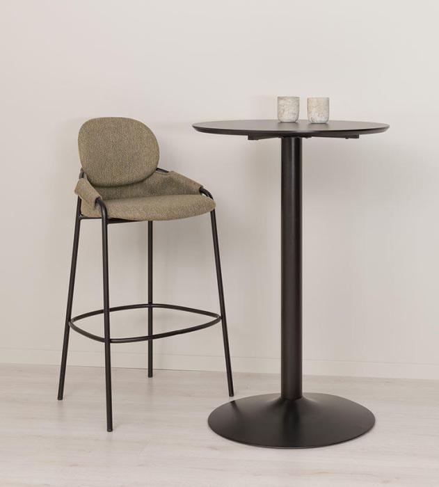 Bild 3, Basso Rund 103 Svart Rund Svart | Utgått | Bonus Möbler