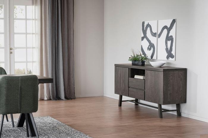 Bild 3, Brooklyn Lackad Mörkbrun Ek | Rowico Home | Bonus Möbler