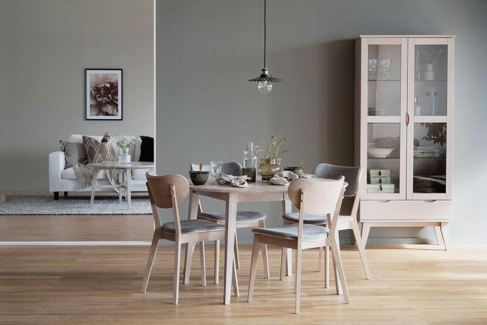 Bild 17, Filippa Runt 120-165X120 cm Vitpigmenterad ek | Rowico Home | Bonus Möbler