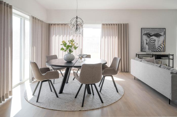 Bild 11, Fred Ø160 cm Mörkbrun / Svart | Rowico Home | Bonus Möbler