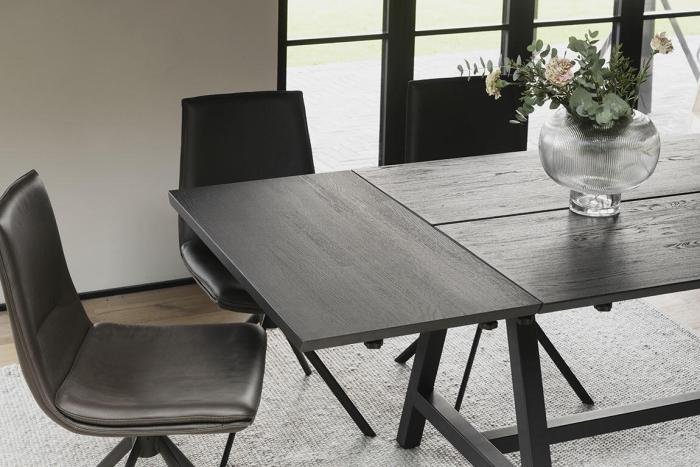 Bild 6, Lowell Brunt läder Snurrfot | Rowico Home | Bonus Möbler