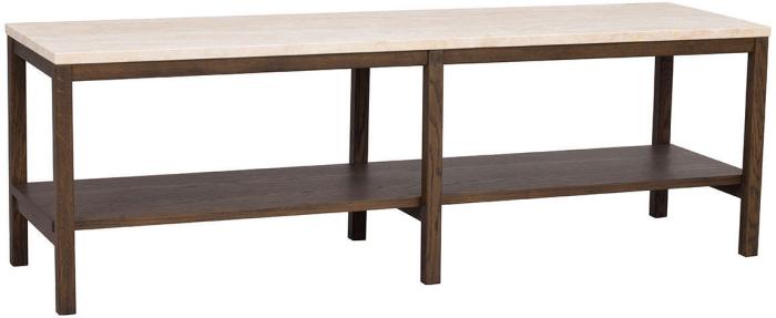 Bild 2, Orwel H45 cm Beige travertin / Brun ek | Rowico Home | Bonus Möbler