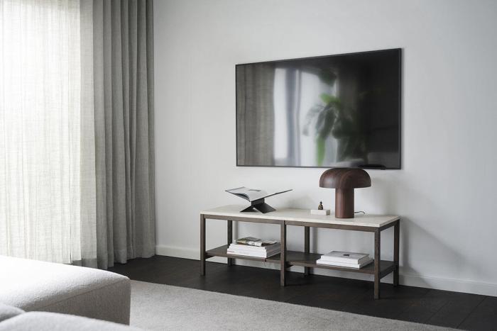 Bild 3, Orwel H45 cm Beige travertin / Brun ek | Rowico Home | Bonus Möbler