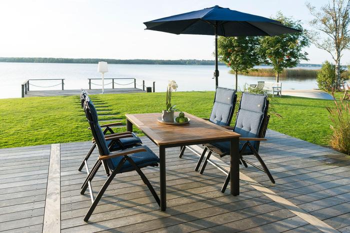 Bild 4, Nydala 150-200X96 cm Svart / Teak - Hillerstorp - Bonus Möbler