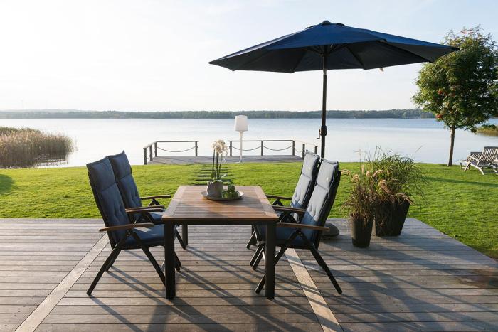 Bild 5, Nydala 150-200X96 cm Svart / Teak - Hillerstorp - Bonus Möbler