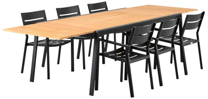 Bild 6, Naos 220-320X100 cm Svart - Brafab - Bonus Möbler