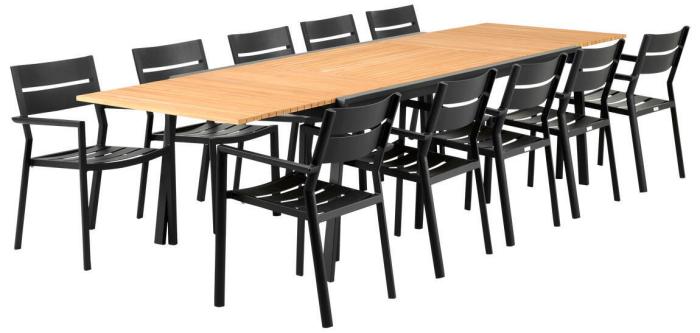 Bild 7, Naos 220-320X100 cm Svart - Brafab - Bonus Möbler