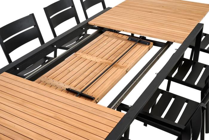 Bild 8, Naos 220-320X100 cm Svart - Brafab - Bonus Möbler