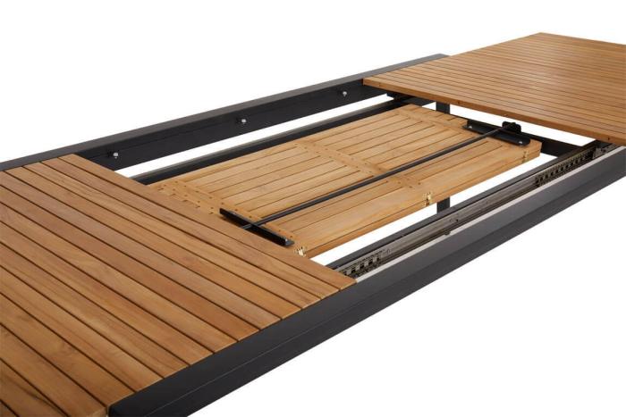 Bild 3, Naos 220-320X100 cm Svart - Brafab - Bonus Möbler